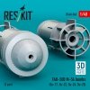 RESKIT RS48-0568 FAB-500 M-54 bombs (2 pcs) (Su-17, Su-22, Su-24, Su-25) (3D Printed) (1/48)